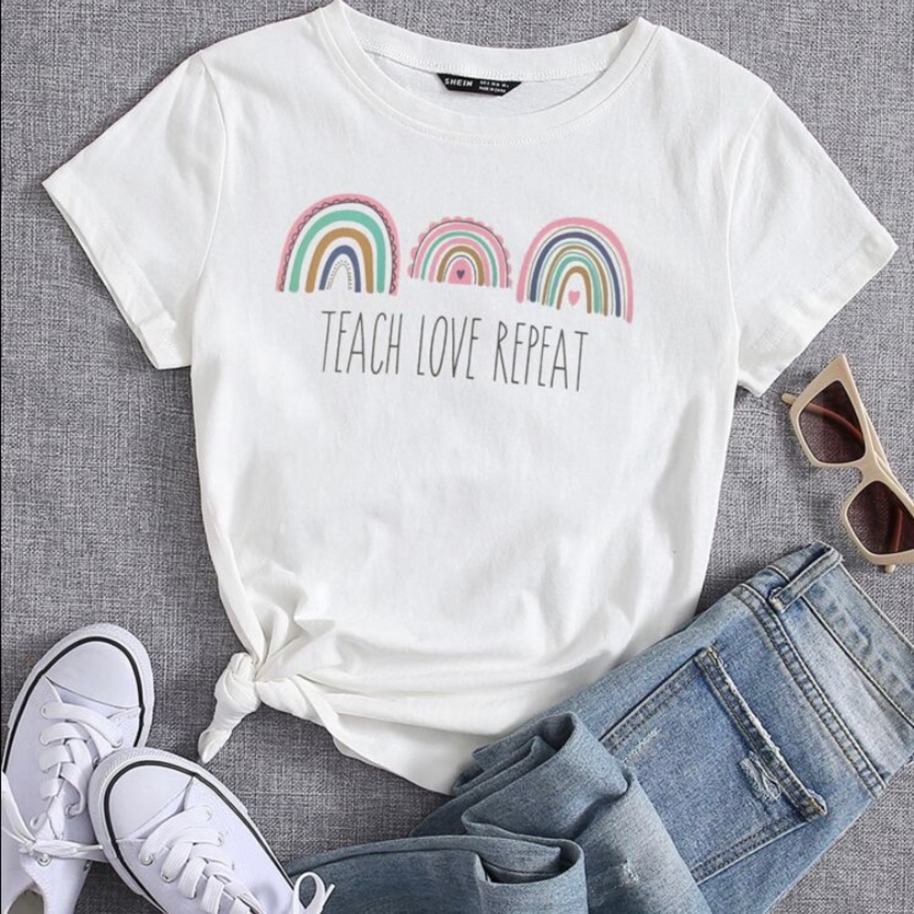 teach love repeat tee